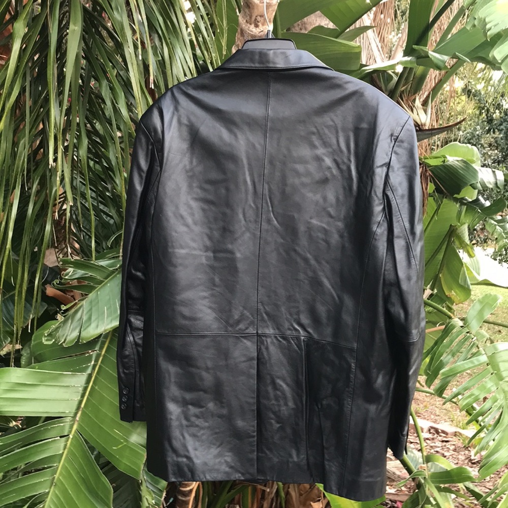 Jones New York leather blazer or jacket - Picture 5 of 16